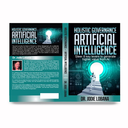 Man and Machine interaction - Book cover needed for Governance of Artificial Intelligence Design von anisha umělec