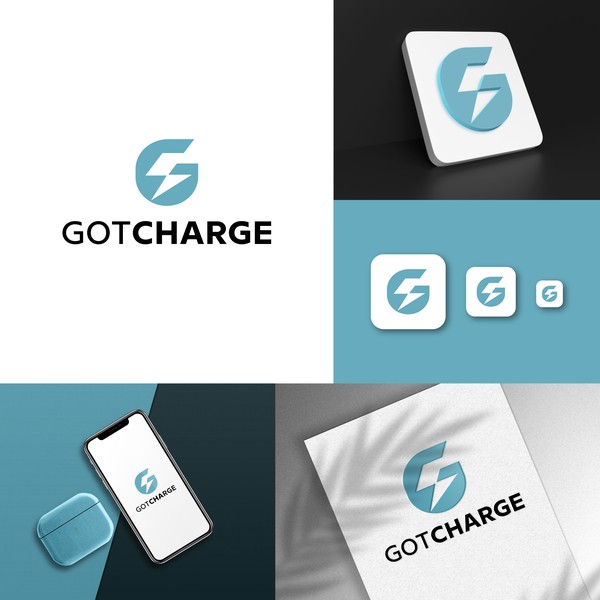 Design by Faraz Ali Zafar titled " logo for a phone charging company"