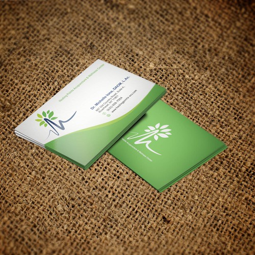 Create eye catching business card for Acupuncture & Wellness Center ...