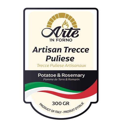 New Lable for Breadsticks! Design by SRGrafica