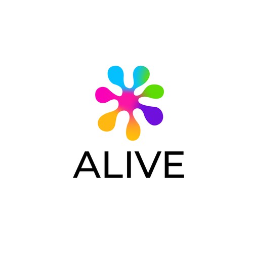 Design Design a logo for a research project called: ALIVE por feliks.id