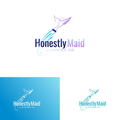 Create a modern, unique logo for a premium home cleaning company. Design by websmartusa
