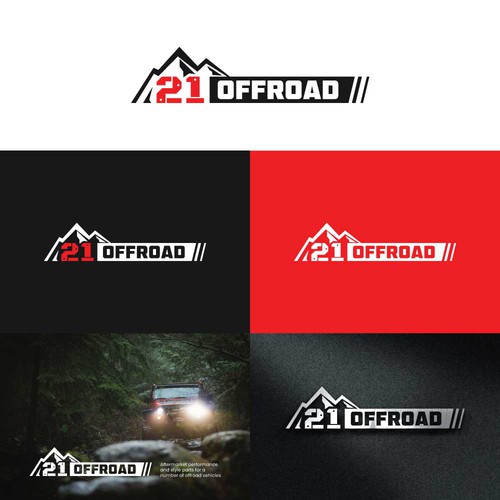 Offroad parts store needs bold logo. Design by Bdjo ™