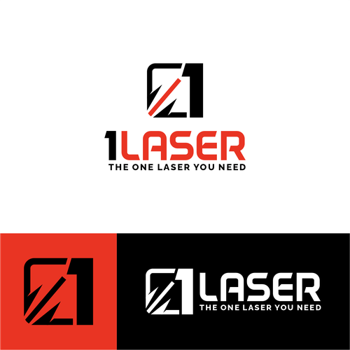 Please design the best logo for consumer laser industry for "1 Laser" Design by Rizz Visual