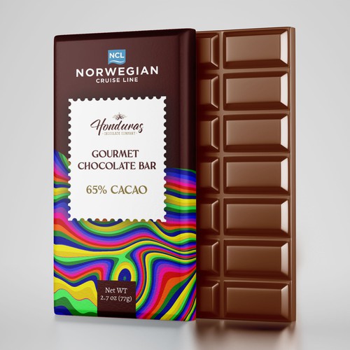 Chocolate Bar Wrapper for Cruiseline Design by SRGrafica