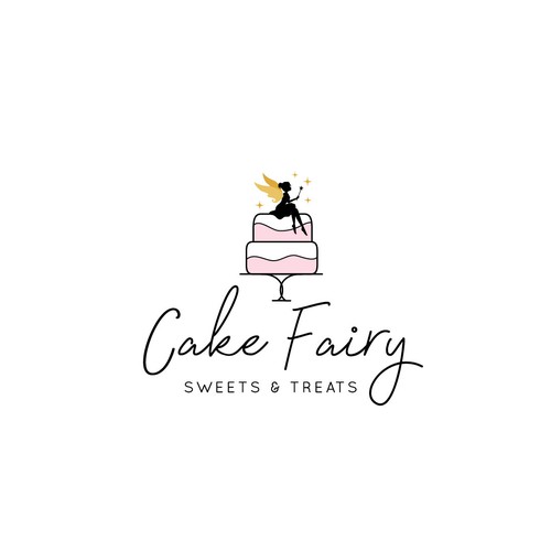 Logo For Cake Fairy Baking Company Simple Minimalist Design Logo Design Contest 99designs