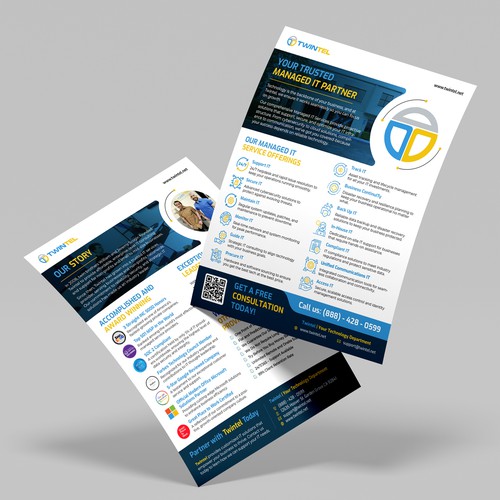 Twintel Service Advertisement Design by Albion Designs