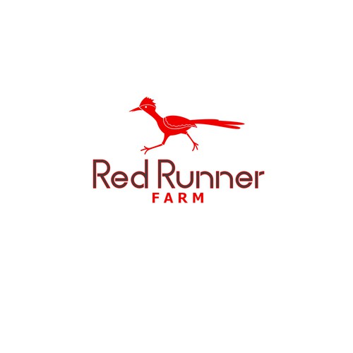 Create a roadrunner logo for Red Runner Farm Design by Jakob U.