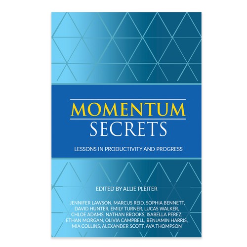 Create a cover for a book about Lessons in Productivity and Progress Design by Retina99