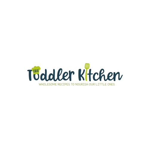 Fun logo for a food blog company focused on toddler and family nutrition and recipes. Design von meryofttheangels77