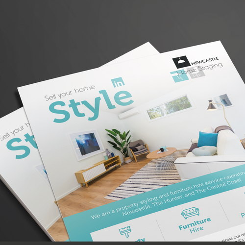 Design Double Sided Flyer For Newcastle Home Staging Business