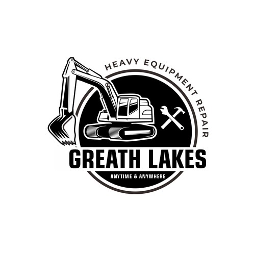 Creative design for heavy equipment repair in the state of Michigan Design by diviart