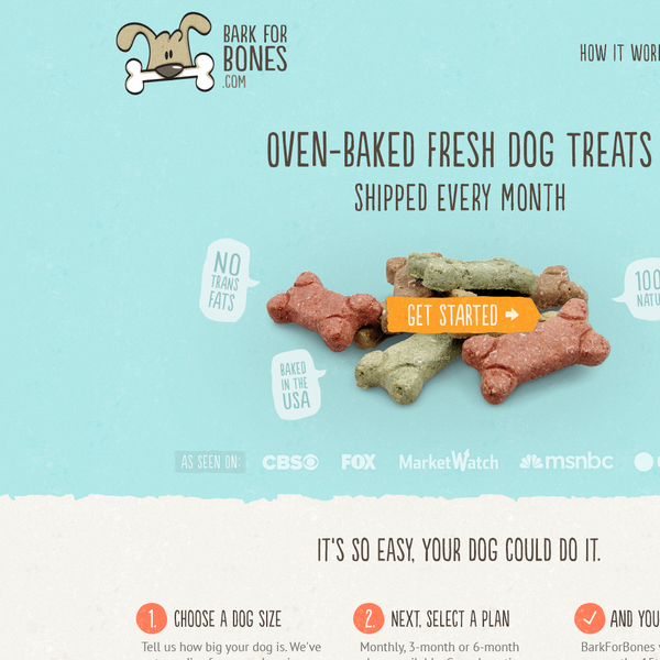 New website design wanted for Bark For Bones