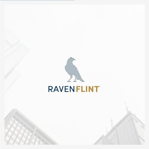 RavenFlint - Business Logo Diseño de Mfauziihsan