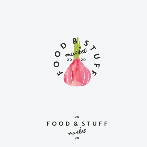 Design a logo for a place that sells food, and stuff: Food & Stuff Design réalisé par ∴ S O P H I Ē ∴