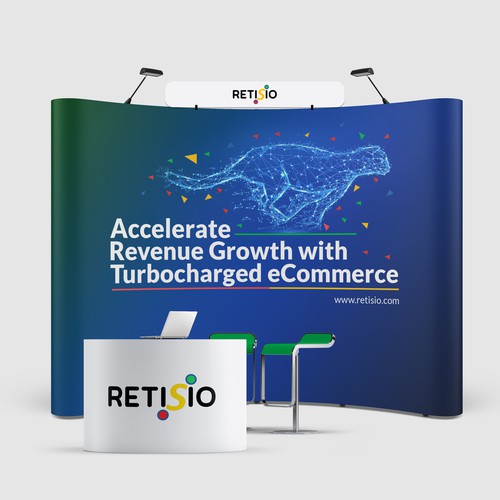 Design a fantastic tradeshow booth for enterprise SaaS company / eCommerce platform Design by artsun