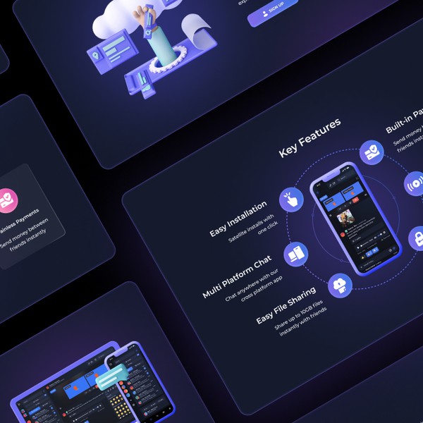 Design by kirill f titled "Satellite IM"