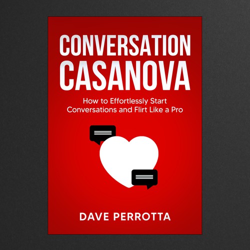 Powerful book cover for a top dating advice book for men Design by Aziel Design