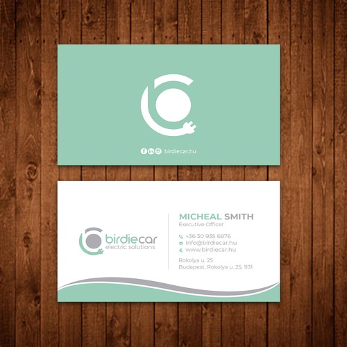 business card for company called birdie Design by ™SF_Design™