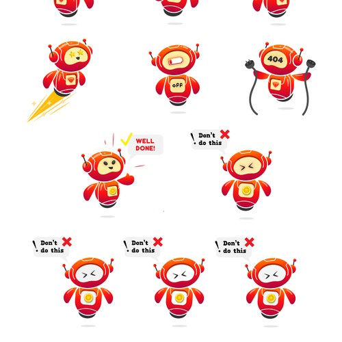 Design Looking for a friendly robot mascot design for our microfinance app! por Another.Nat