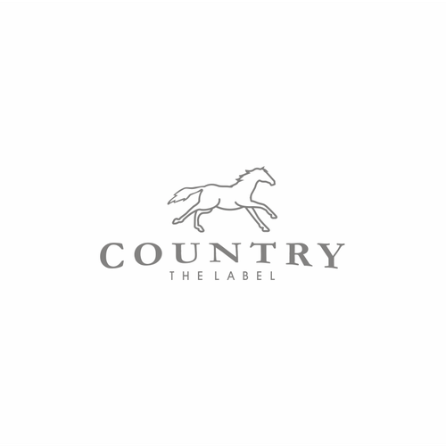 Create a bold/strong logo for 'COUNTRY THE LABEL' country clothing ...