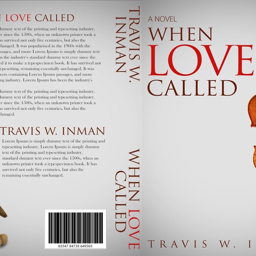 Design Create a Winning Front-and-Back Book Cover for WHEN LOVE CALLED por zenazar