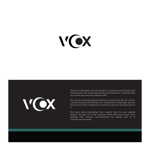 Vox Marketing rebrand Design by YDesign27