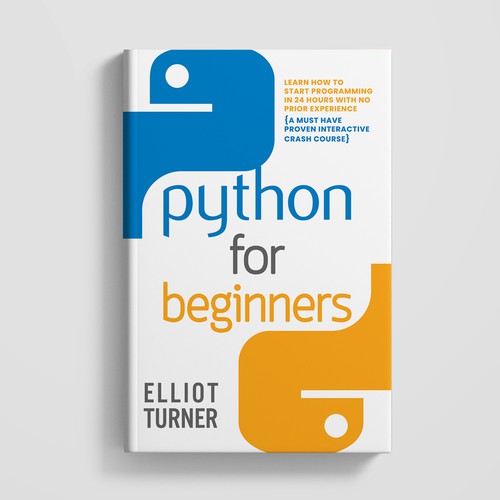 Python Prgramming book cover design (Subtitle must be included on cover) Design réalisé par B-eS