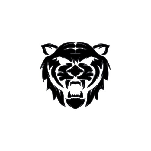 ➤ TIGER HEAD LOGO (Black) Design by Duuqi_