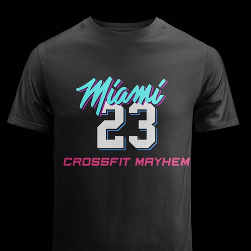 Miami Inspired Jersey Shirt Design by tangi1