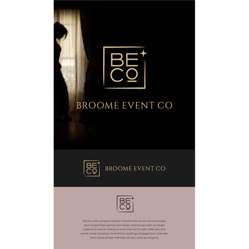 "design a simple but stylish logo for event hire company" winning Logo design