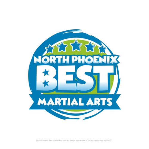 North Phoenix Best Martial Arts school logo-ontwerp door mob23