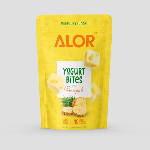 Design di ALOR Yogurt Bites di Leoxgfx