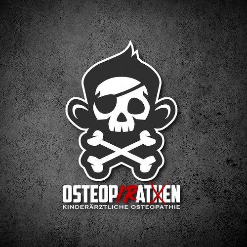 "Osteopiraten - Logo und Social media Paket für einen kinderärztlichen Osteopathie - Blog und -praxis" winning Logo & social media pack by 262_kento
