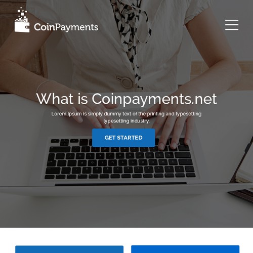 Coinpayments.net Bootstrap 3-Compatible Deisgn Contest Design by KashiArts