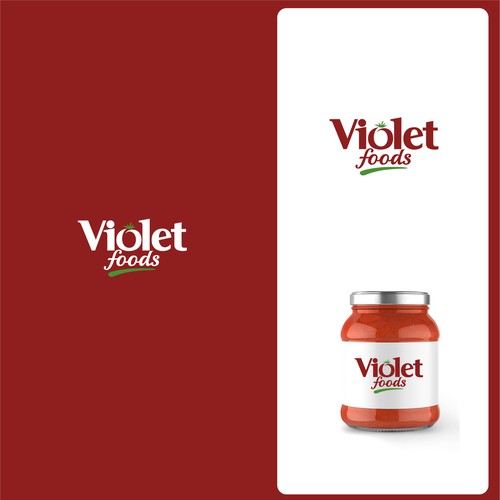 Violet Foods Logo Design by Splashthemes