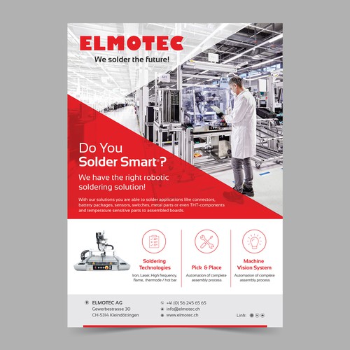 New one page advert - for robot Design by Designer Group