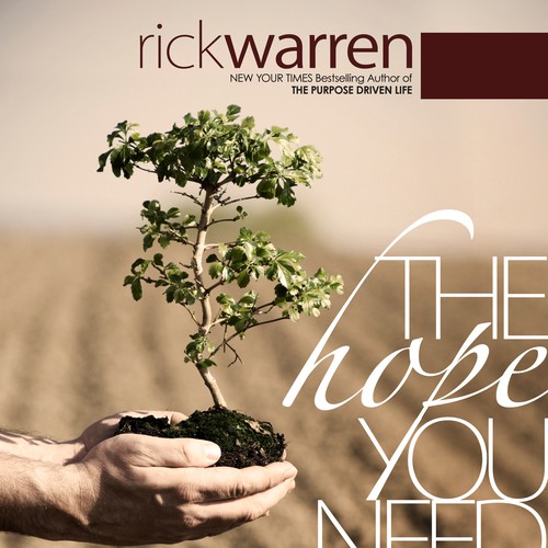 Design Rick Warren's New Book Cover Diseño de Nazar Parkhotyuk