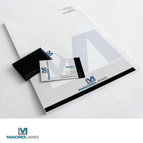 Create a nice business card and letterhead to develop sophisticated brand image for the Property development company Réalisé par CHS design group