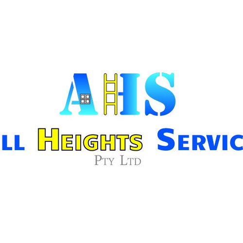 Create a height safety logo out of the letters 'AHS' Design by Bullfish90