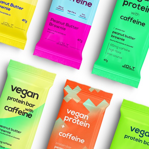 Design a modern, catchy package for a healthy premium energy bar Design by ░md