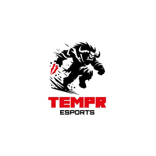Logo for TEMPR Esports Design by Postalita