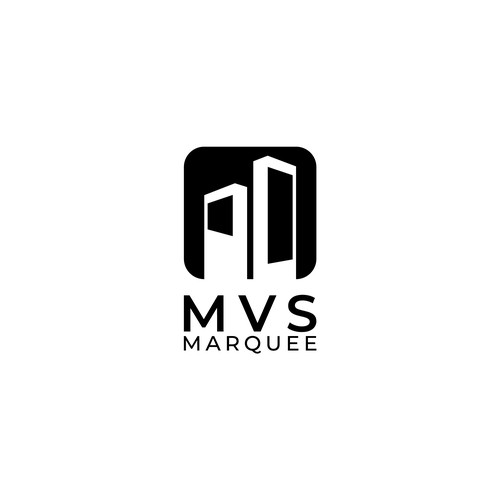 MVS Marquee digital signage logo Design by Fierda Designs