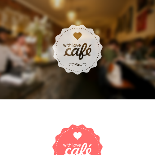 Logo for With Love Café Design by Angga Panji™