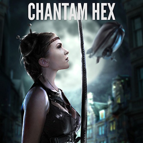 Fantasy Romance Book Cover for Chantam Hex Design by AJfolio