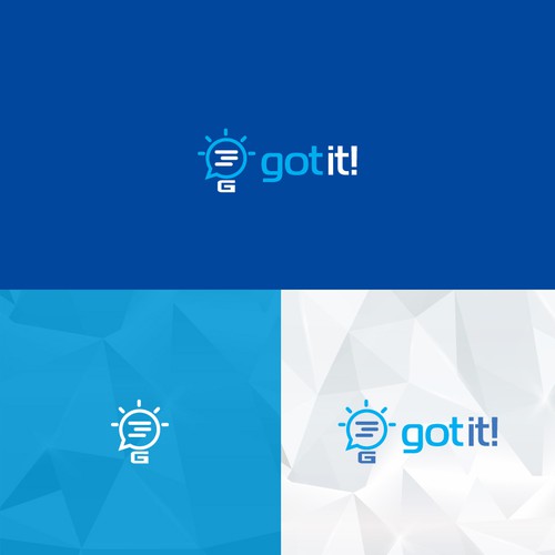 Logo design for "got it!", a top 10 app in App Store! Design by des13n ©