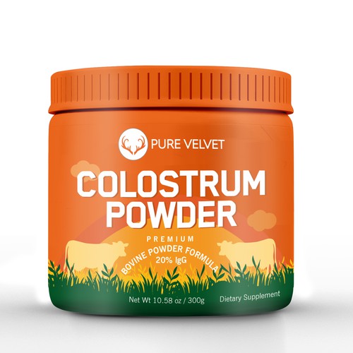 Design di Re-design Supplement Label to capture Amazon shopper attention & boost CTR - Colostrum Powder di Shereef_CM