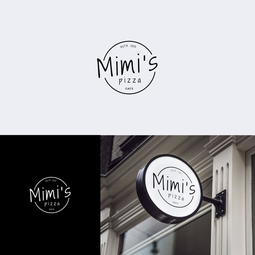 Modern Vintage Logo for Mimi’s Pizza Rebrand