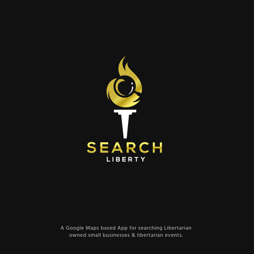 Sexy Techy Dark Modern Brand for Libertarians Design by jacondsign