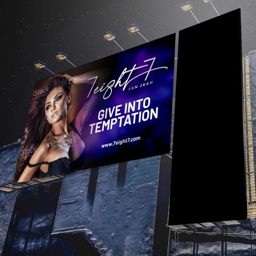 Billboard for a Nightclub and Gentlemen’s Club Design by Sketch Media™